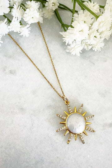 Wisteria London Soleil Sunburst Necklace Wisteria London